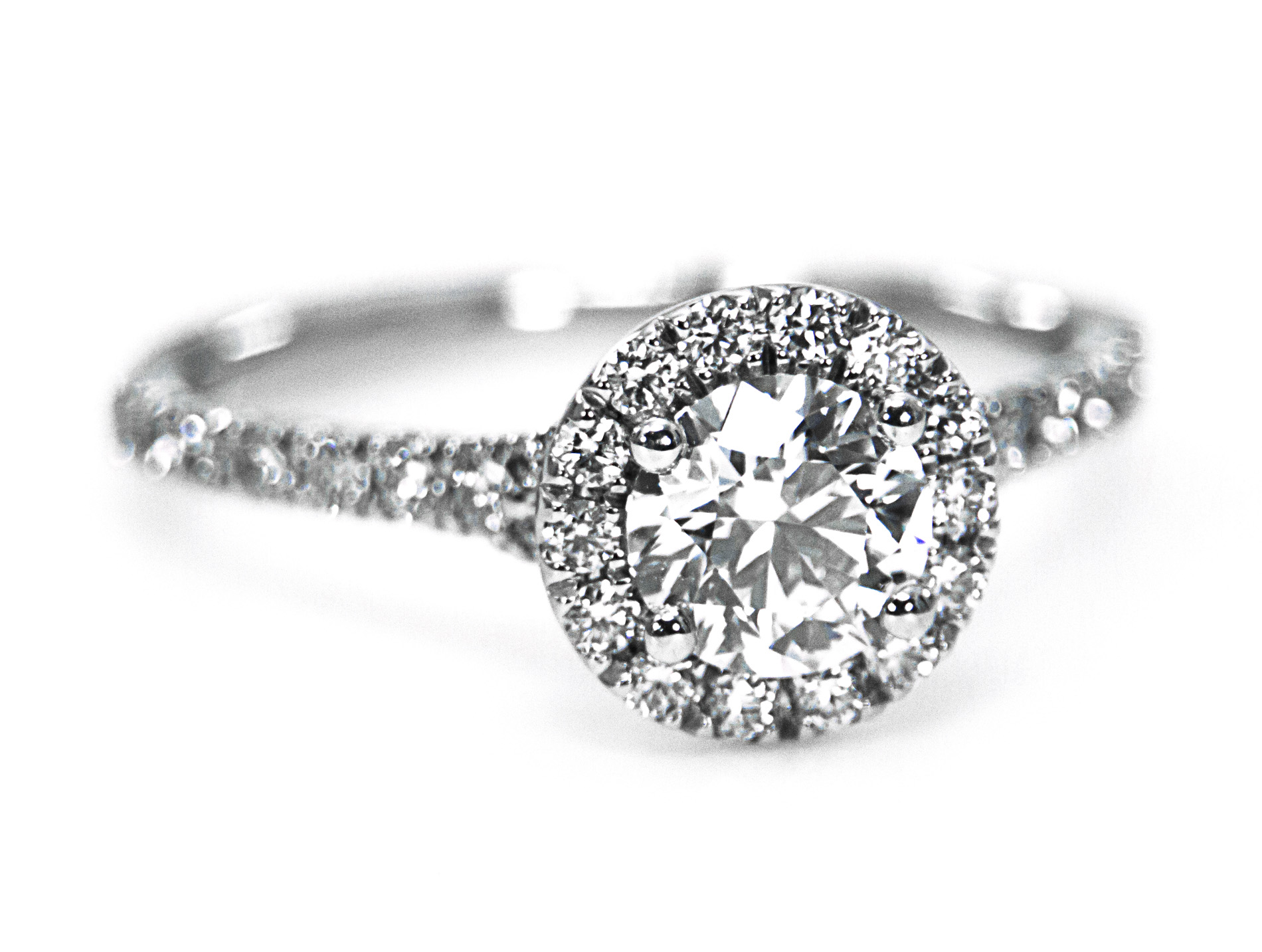 Hearts on Fire diamond solitaire ring 